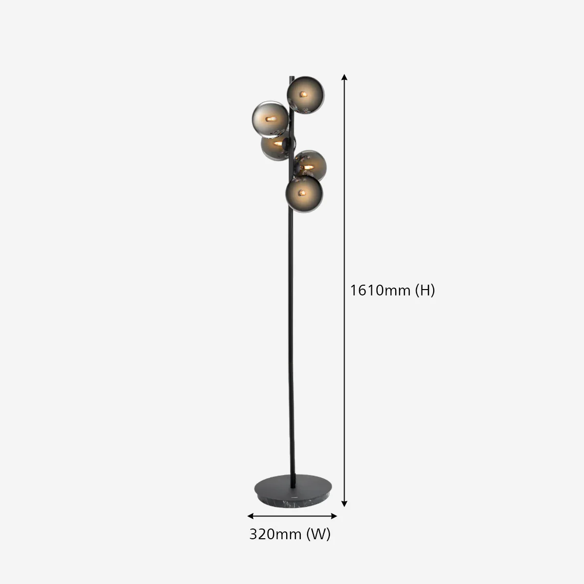 Celestial 5 head Floor lamp - Image 5