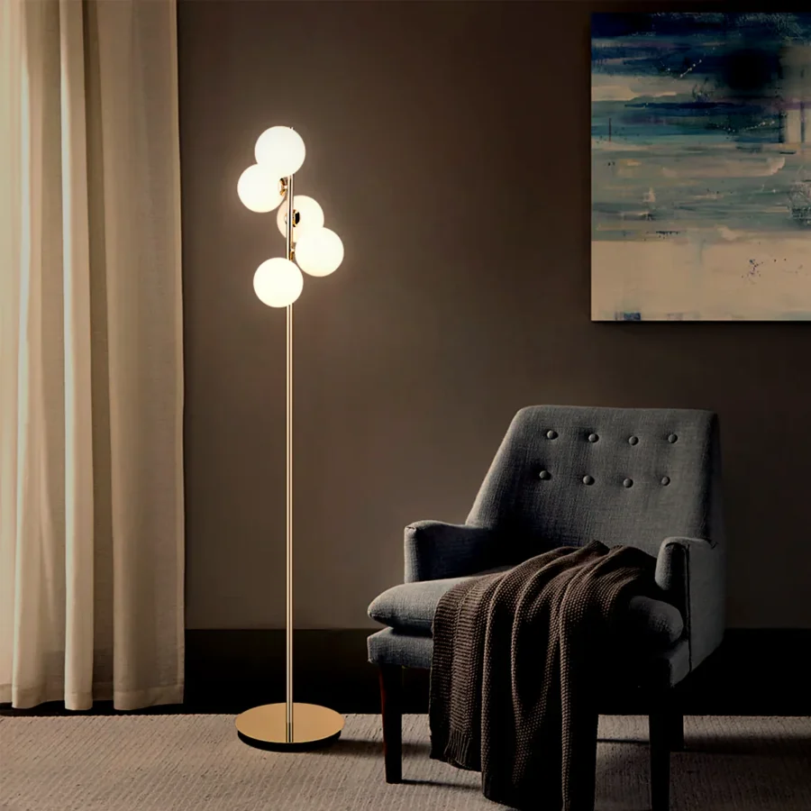 Divine 5 head Floor lamp