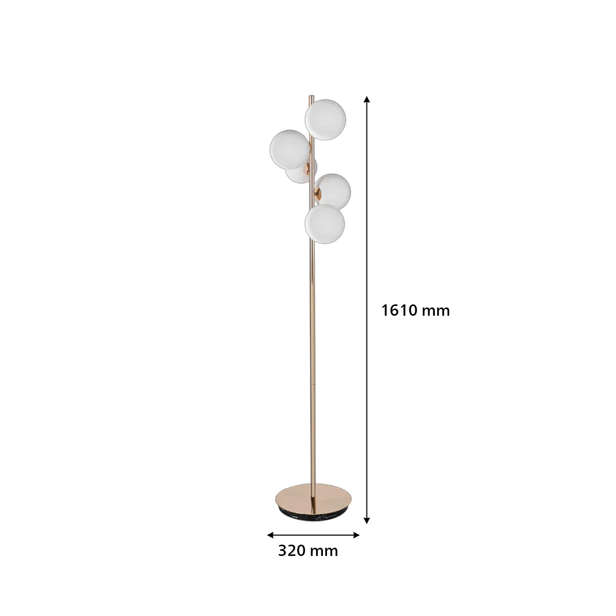 Divine 5 head Floor lamp - Image 3