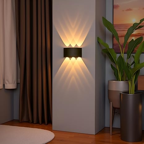 Waterproof 3+3 Up Down LED Wall Light